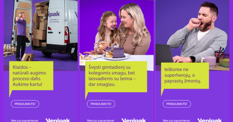 Venipak ieško ne superherojų, o paprastų žmonių_Kampanijos vizualai