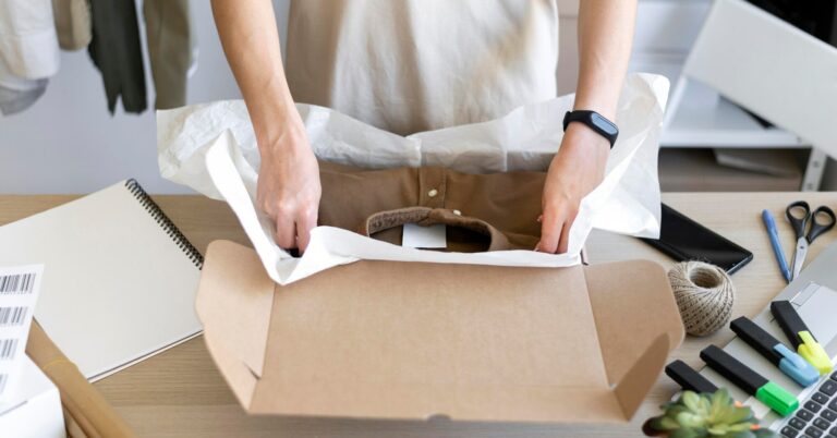 close-up-hands-packing