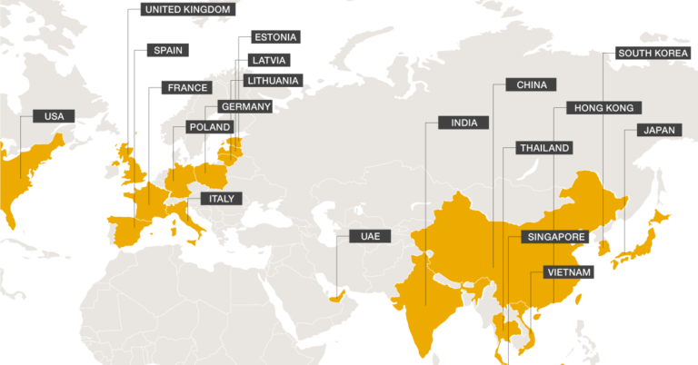 Venipak-map
